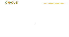 Desktop Screenshot of on-cue.com